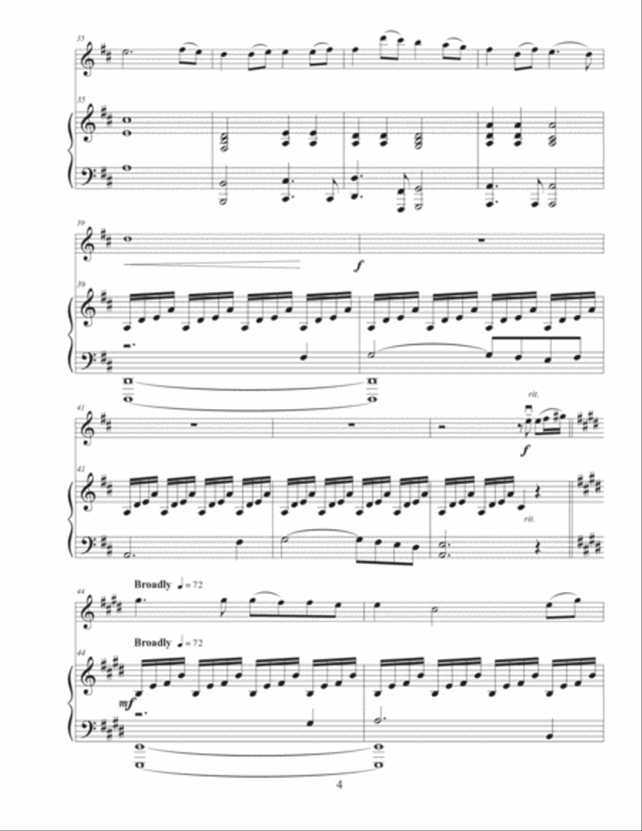 Yet Not I But Through Christ In Me Violin Solo scores gallery preview page 5