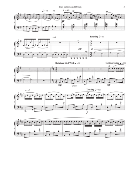 INUIT LULLABY AND DREAM (SINNASAIK, SINNATOMAK) for pianoforte image number null