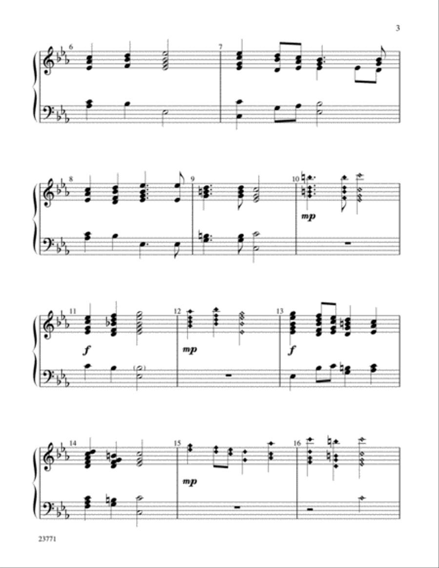 Echo Carol Handbell Choir scores gallery preview page 3
