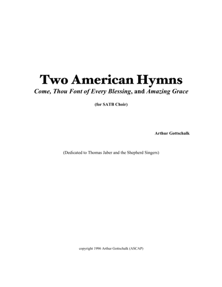 Two American Hymns image number null