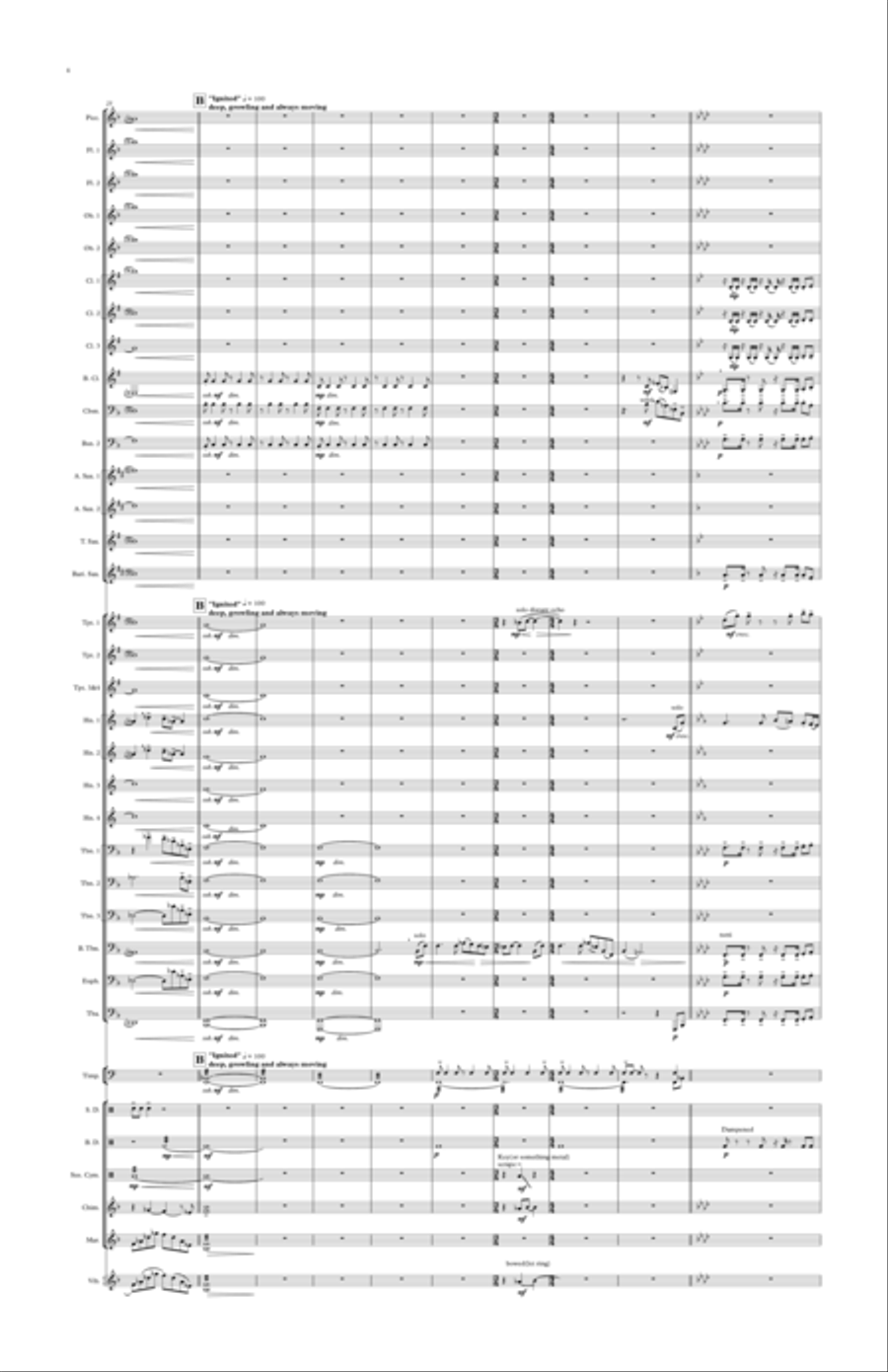 Into Ignited Awakening Into Ignited Awakening Concert Band scores gallery preview page 4