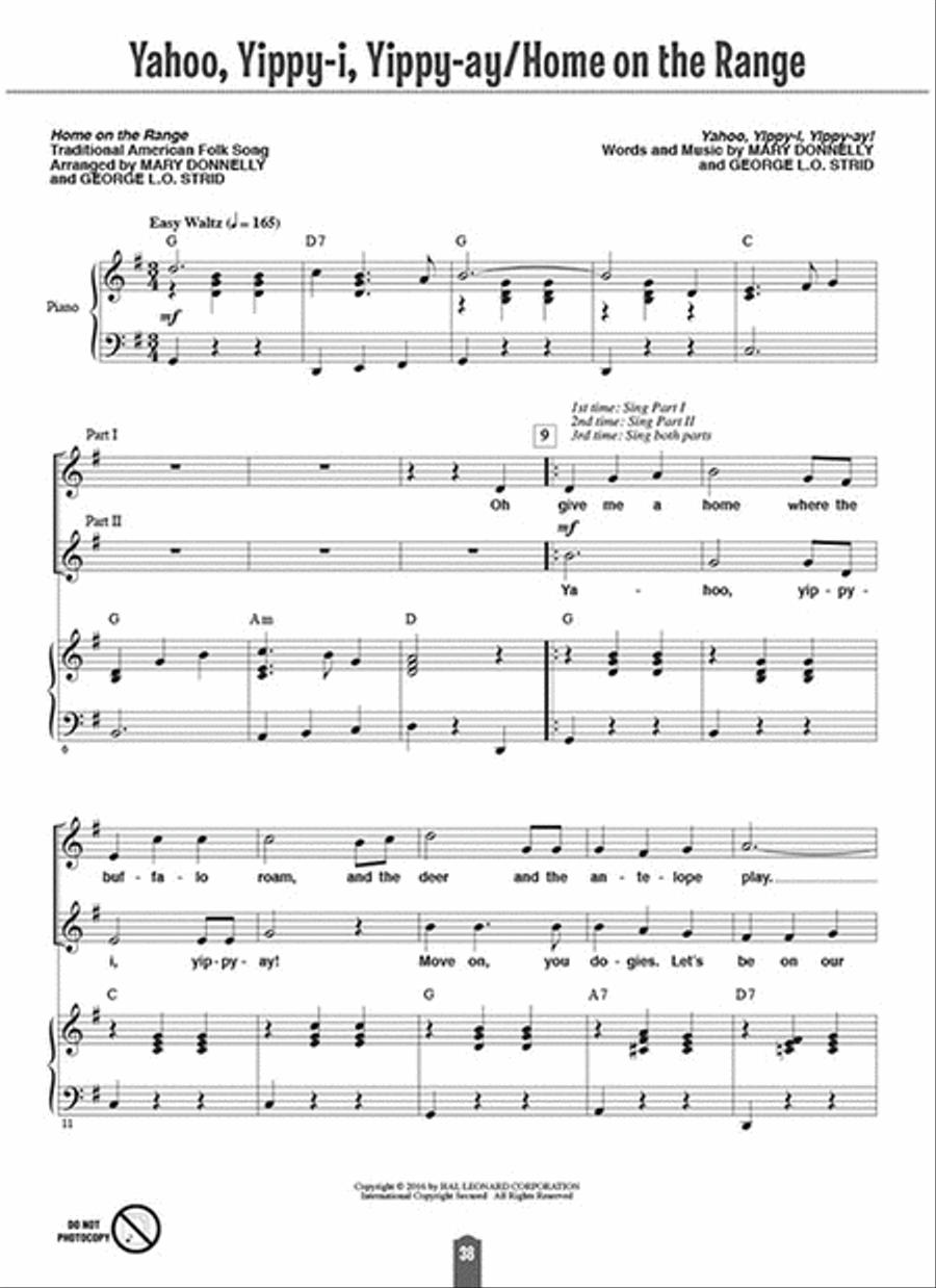 Folksong Partners Around the World Choir scores gallery preview page 6