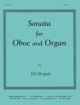 Sonata For Oboe And Organ