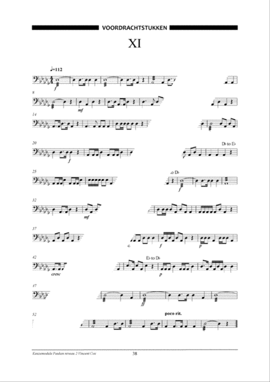 Percussion Modular: Pauken 2 Percussion scores gallery preview page 39