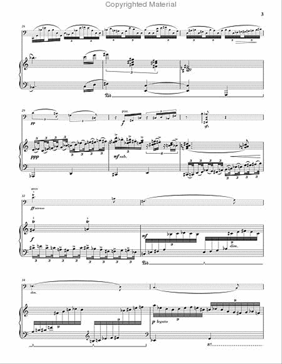 Sonata No. 2, Elegiaca Sonata No. 2, Elegiaca Piano Accompaniment scores gallery preview page 2