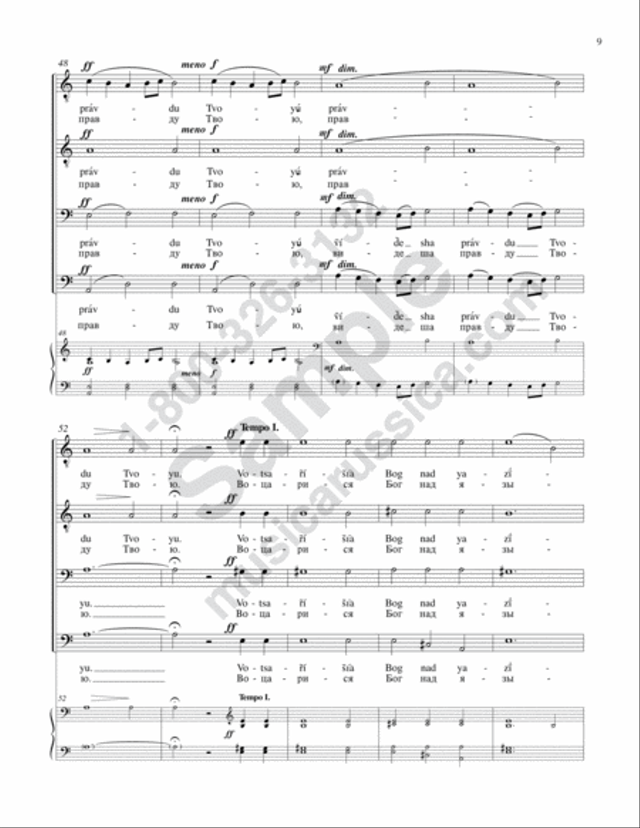 O Be Joyful in the Lord TTBB scores gallery preview page 8