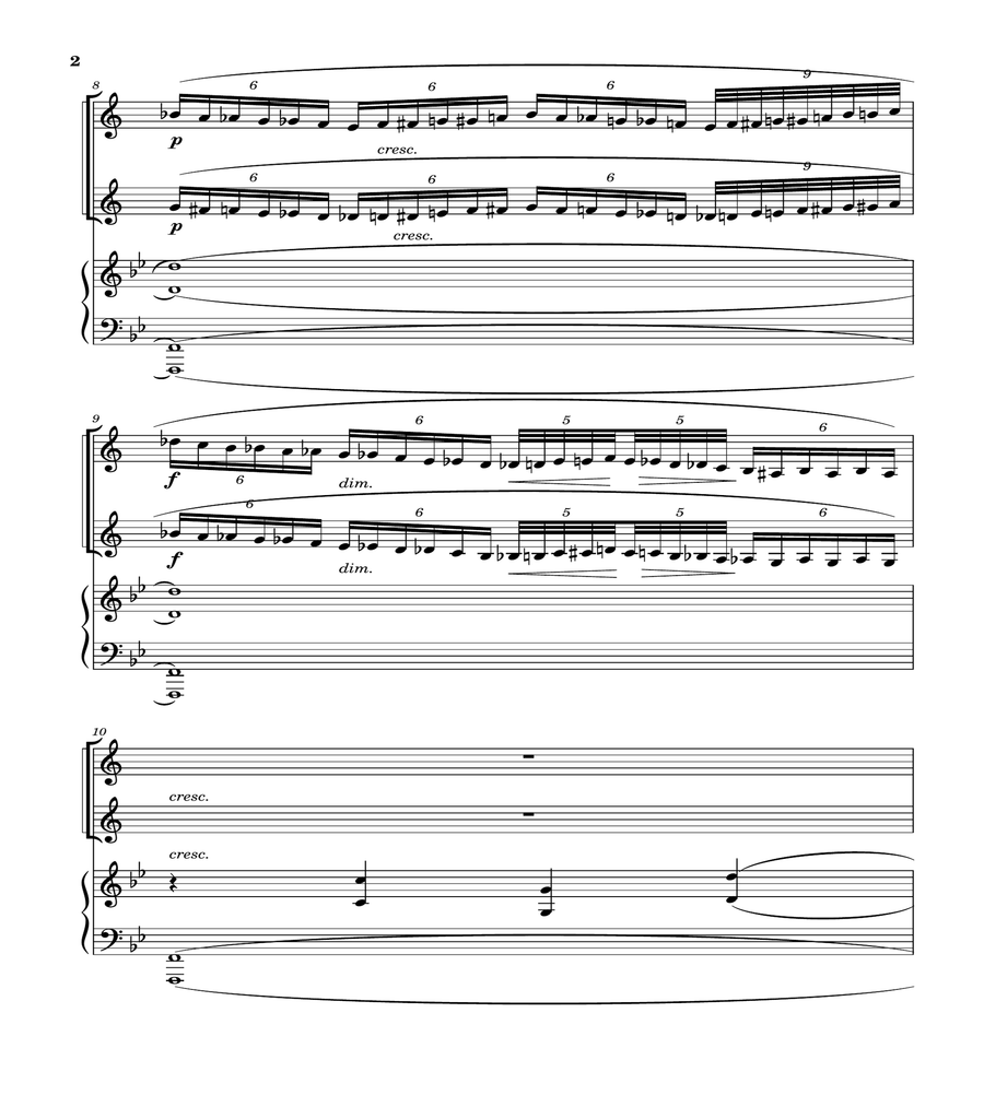 Klezmer Rhapsody for two clarinets and piano image number null