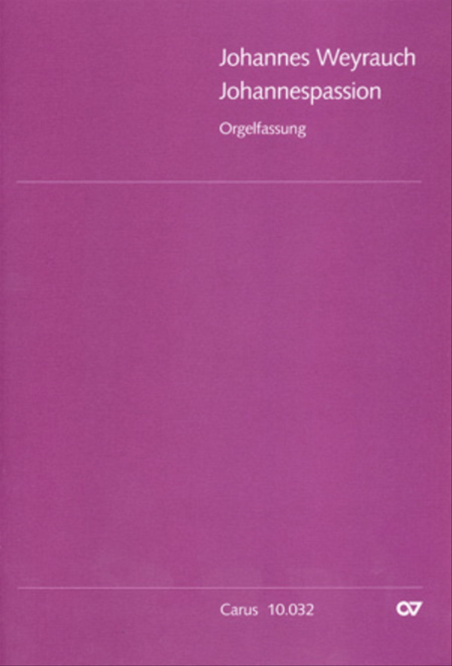 Kleine Passion nach Johannes