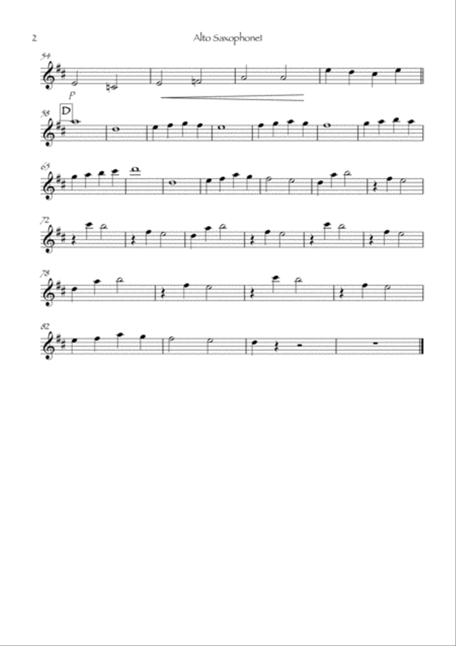 The Way You Look Tonight Woodwind Quartet scores gallery preview page 2