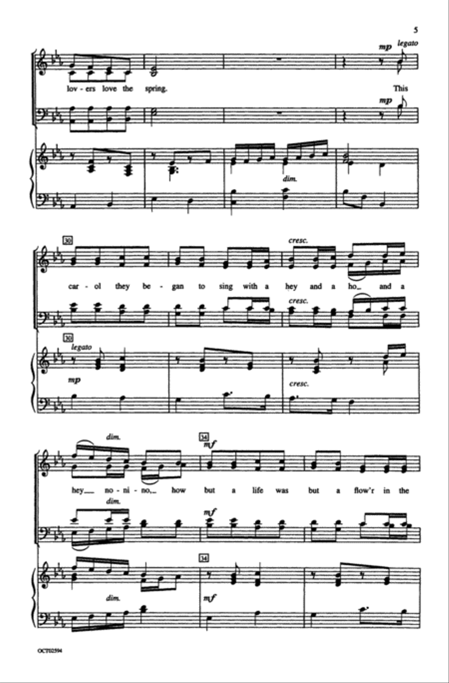 It Was a Lover and His Lass Choir scores gallery preview page 4
