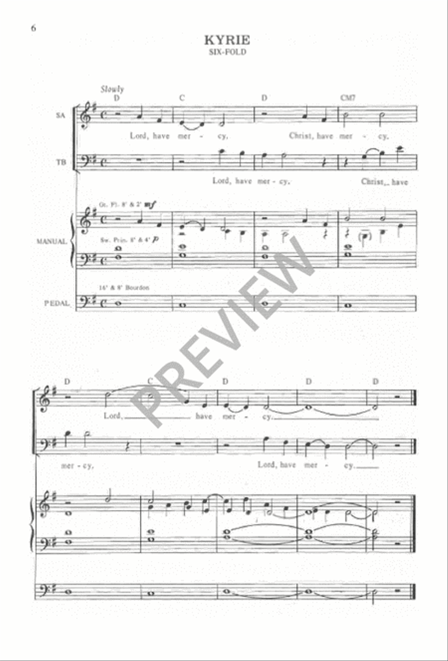 Mass for the King of Glory 4-Part scores gallery preview page 8