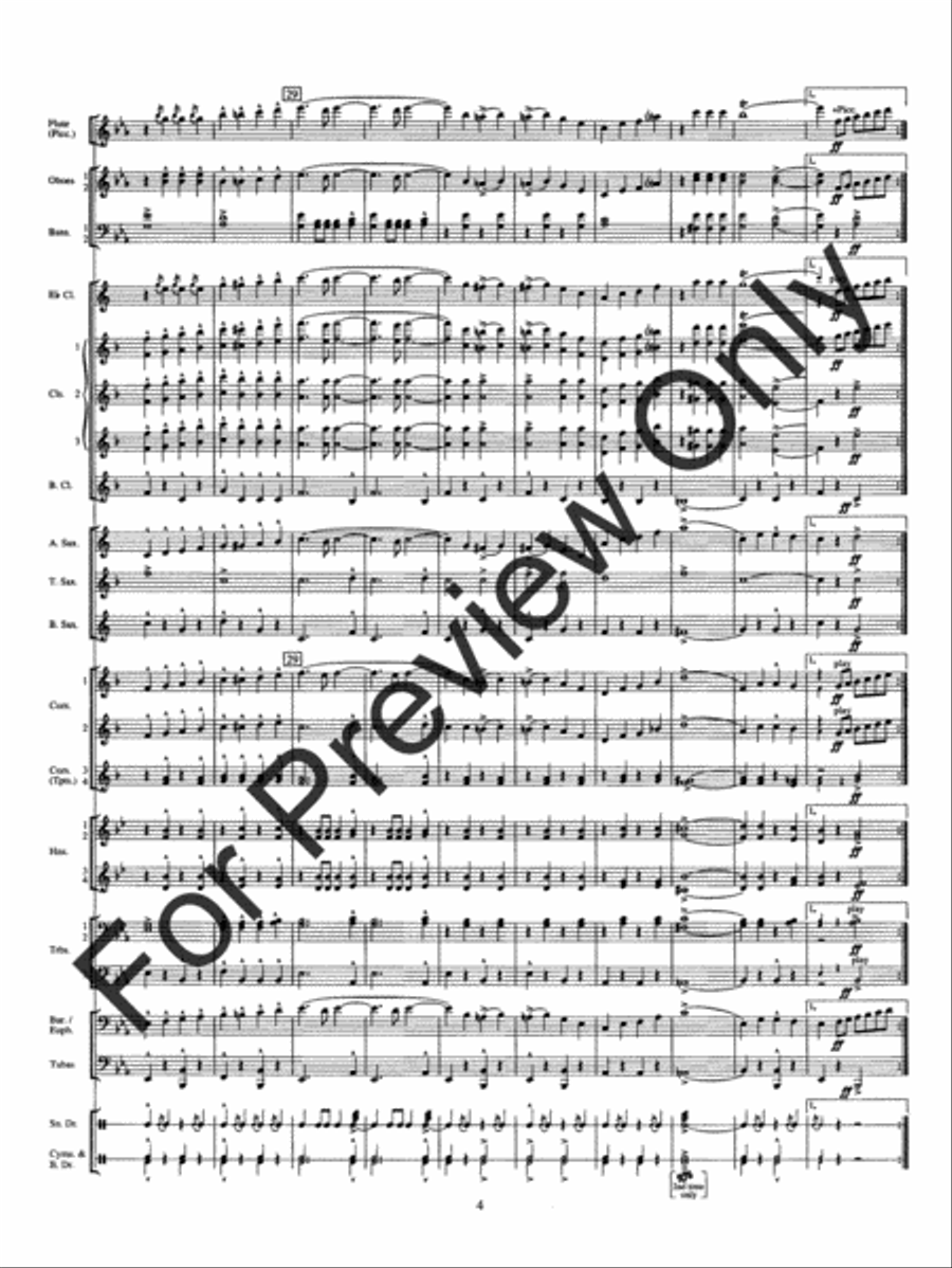 The Belle Of Chicago (Score) Concert Band scores gallery preview page 9