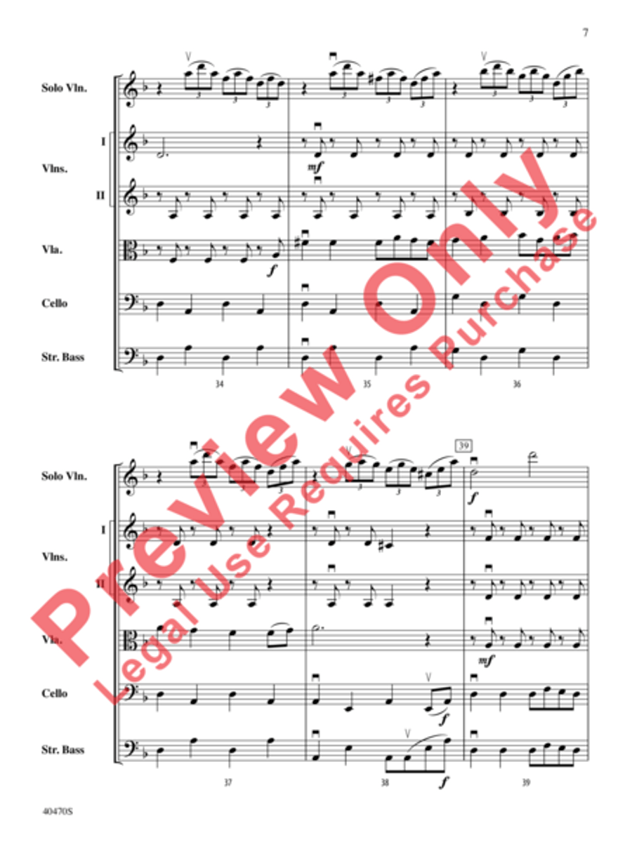 Hungarian Variations String Orchestra scores gallery preview page 8