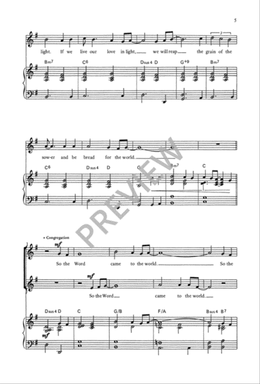 Sow the Word Sow the Word 3-Part scores gallery preview page 6