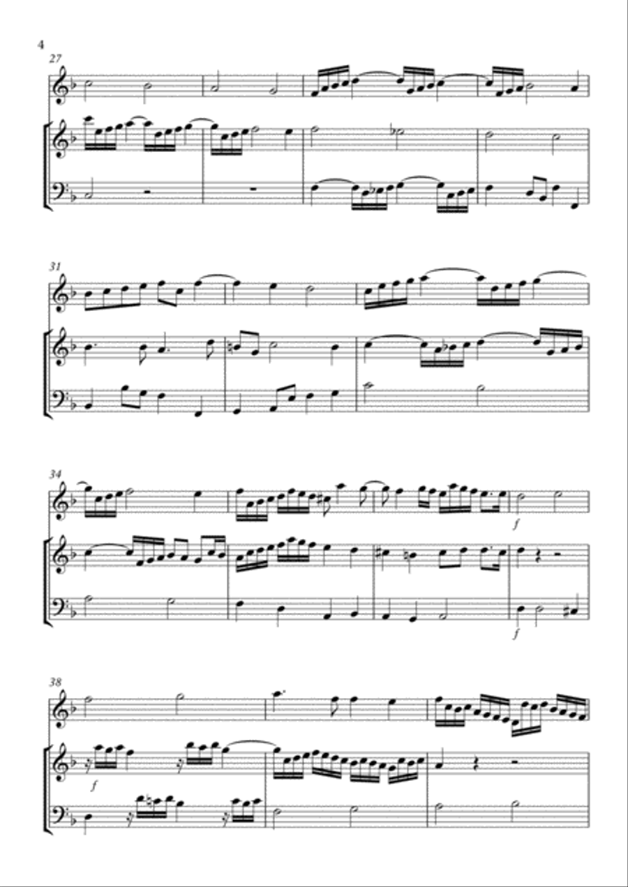 Sonata No.1 Small Ensemble scores gallery preview page 4