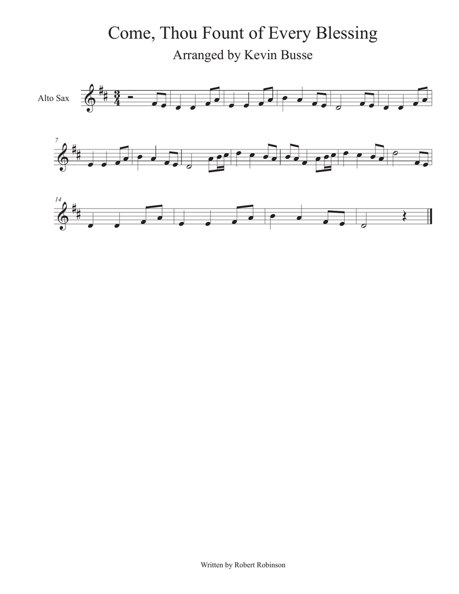 Blessing alto saxophone top