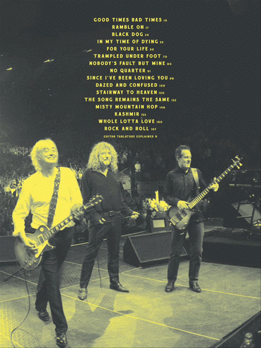 Led Zeppelin -- Celebration Day Electric Guitar scores gallery preview page 3