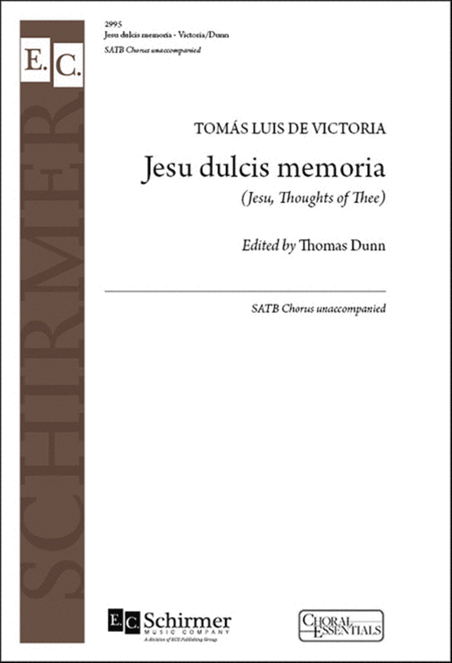 Jesu dulcis memoria (Jesu, Thoughts of Thee) 4-Part scores gallery preview page 1