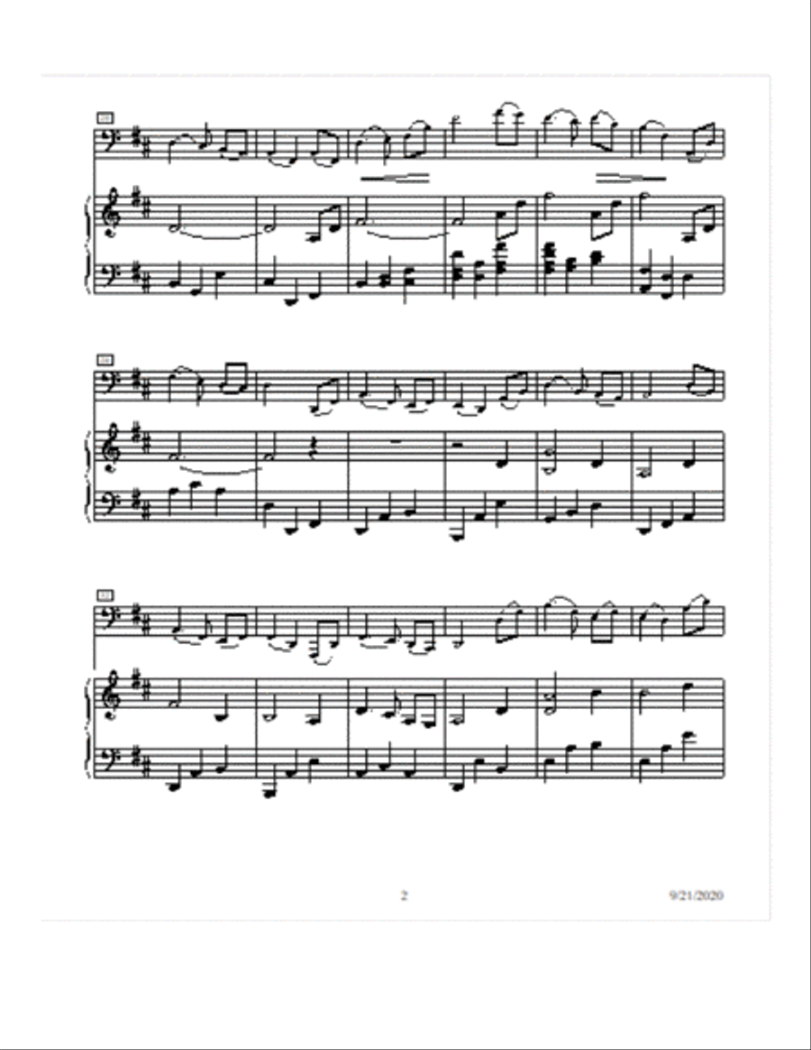 Last Waltz for Cello Cello Solo scores gallery preview page 3