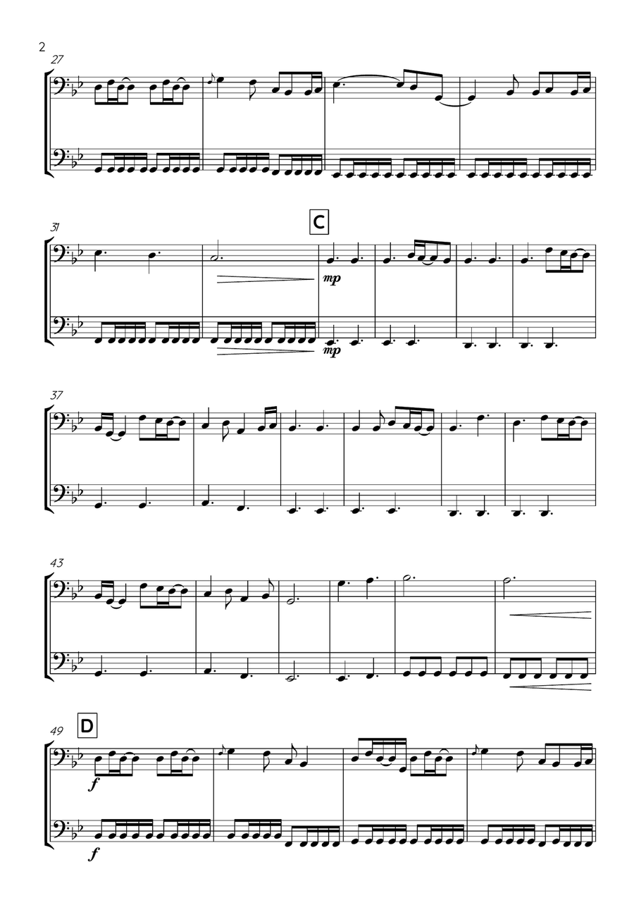 A Thousand Years String Duet scores gallery preview page 2