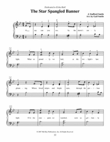 Patriotic Songs for Piano Made Easy