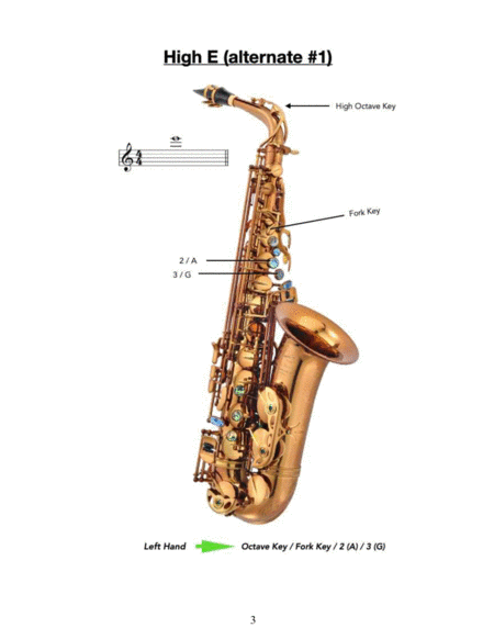 Alto Altissimo: 41 Essential Fingerings for Alto Saxophone