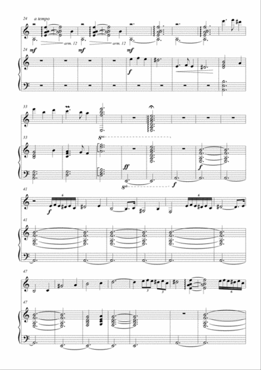Recordando a Albéniz for Guitar and Harp Harp scores gallery preview page 3