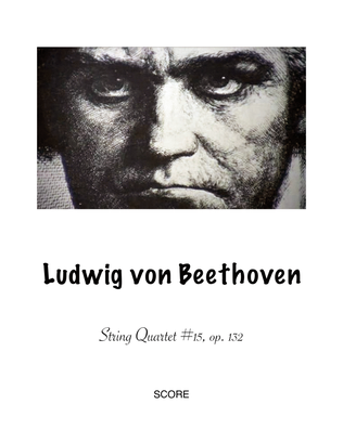Book cover for Beethoven - String Quartet #15, op. 132