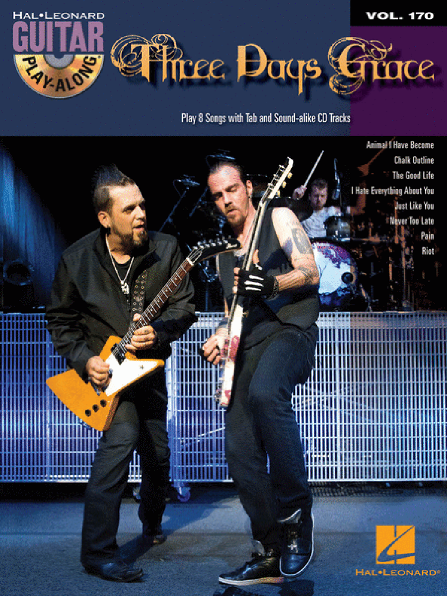 Three Days Grace Guitar Tablature scores gallery preview page 1
