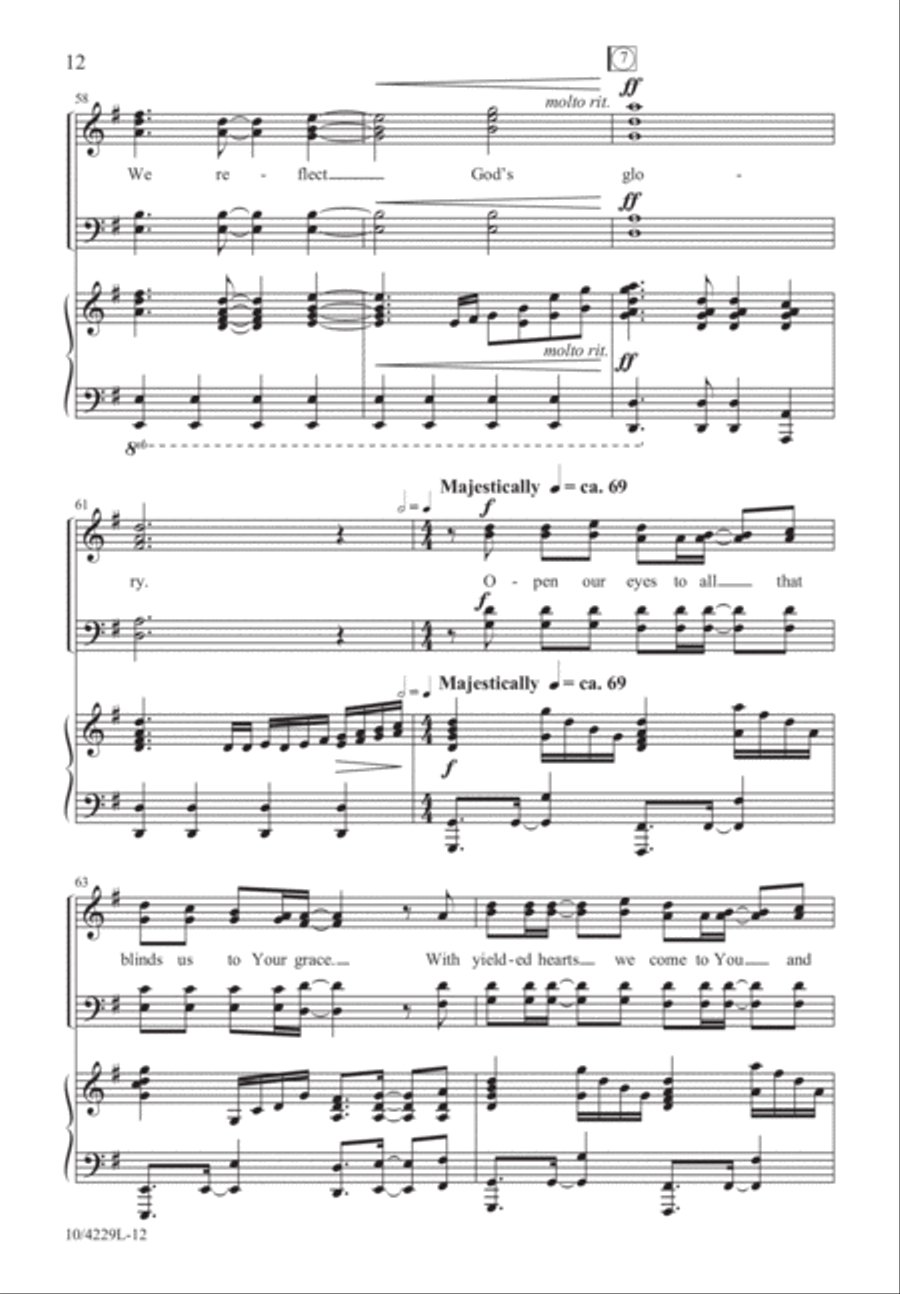 The Glory of the Lord The Glory of the Lord 4-Part scores gallery preview page 12