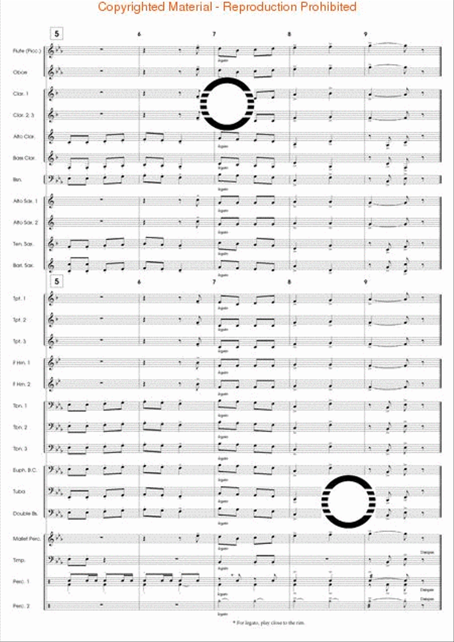 Articulation Studies Concert Band scores gallery preview page 9