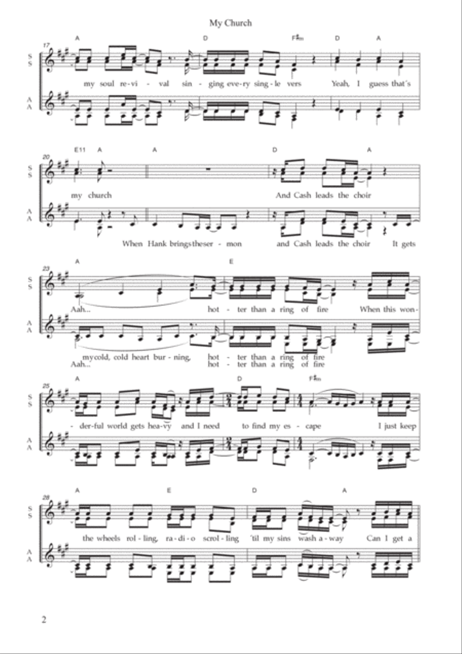 My Church SSAA scores gallery preview page 2