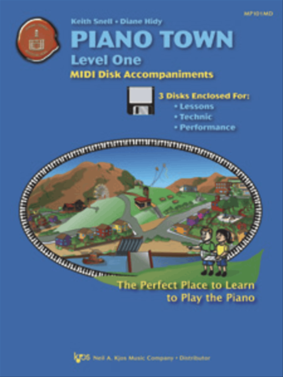 Piano Town MIDI Disk Accompaniments, Level 1 Piano Method scores gallery preview page 1