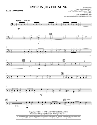 Ever In Joyful Song - Bass Trombone