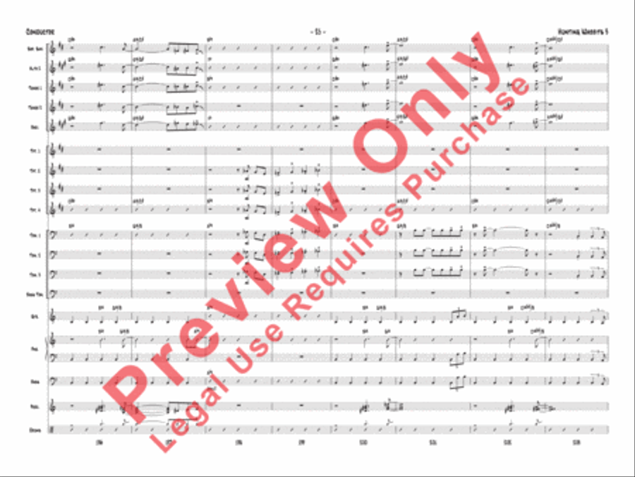 Hunting Wabbits 3 (Get Off My Lawn) Jazz Ensemble scores gallery preview page 28