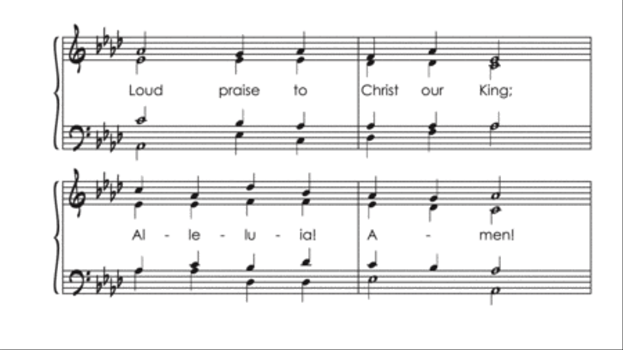 Come Christians Join To Sing Voice scores gallery preview page 3