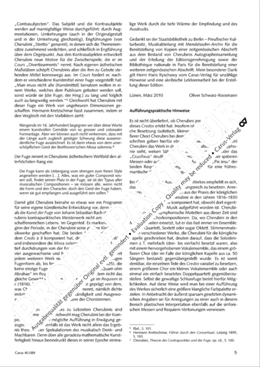 Credo a 8 voci Credo a 8 voci 4-Part scores gallery preview page 6