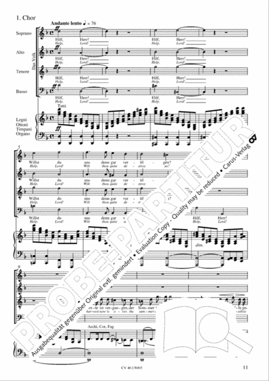 Elijah (Elias) 4-Part scores gallery preview page 16