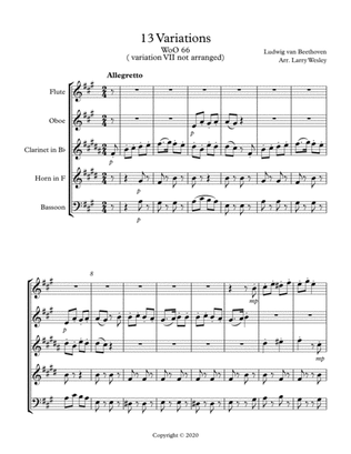 Beethoven: 13 variations