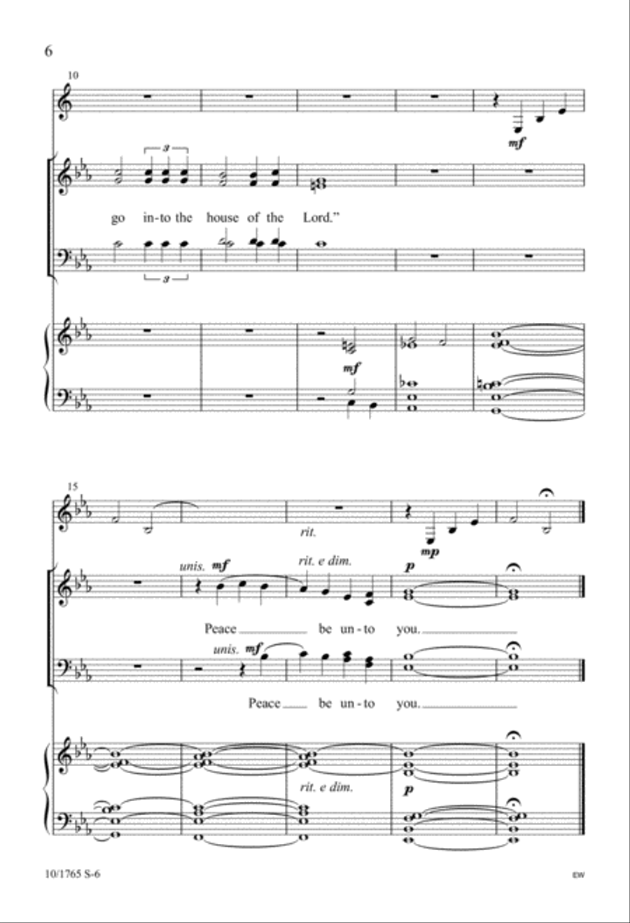 For The Service 4-Part scores gallery preview page 6