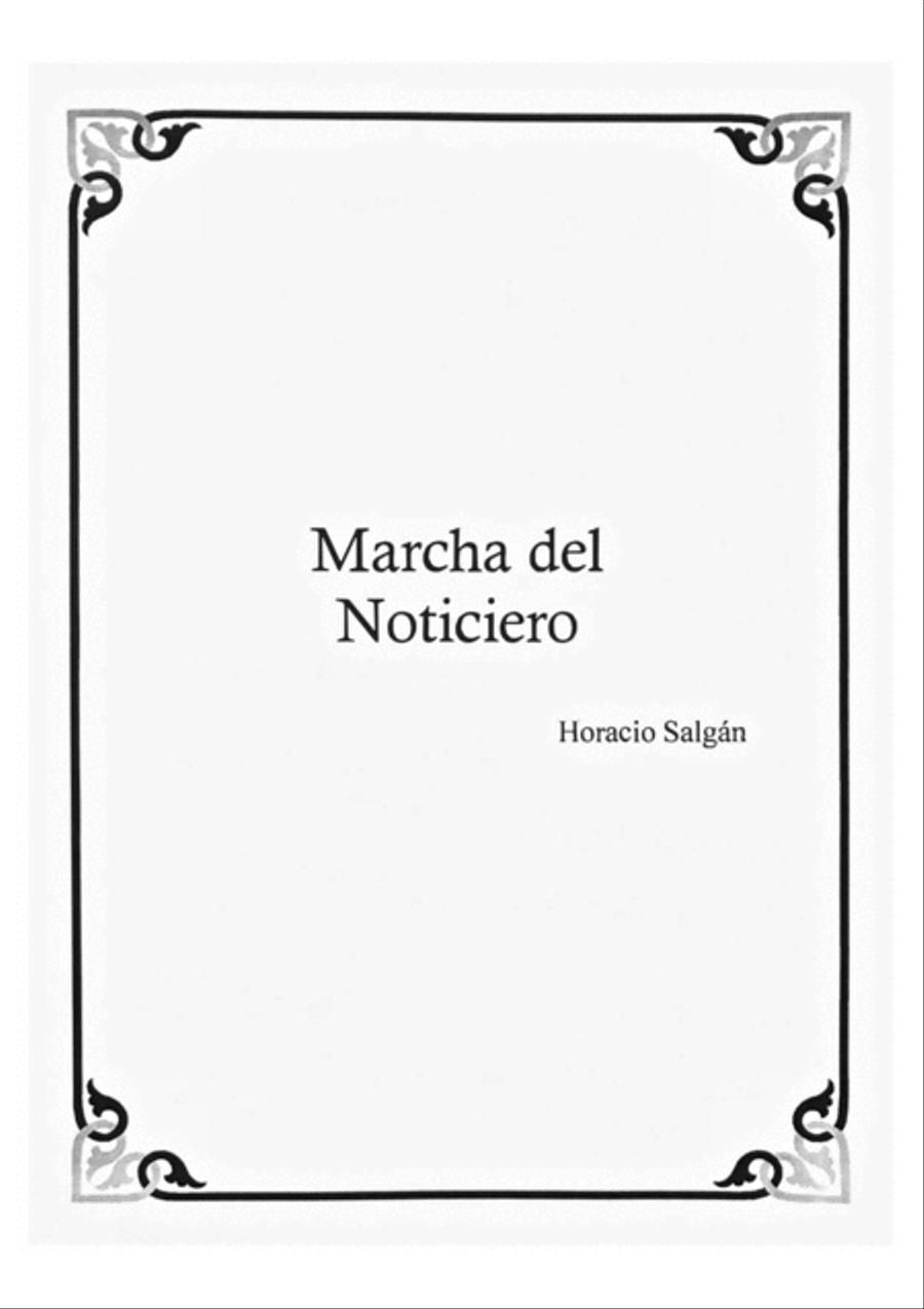 Marcha del Noticiero Marcha del Noticiero Small Ensemble scores gallery preview page 1