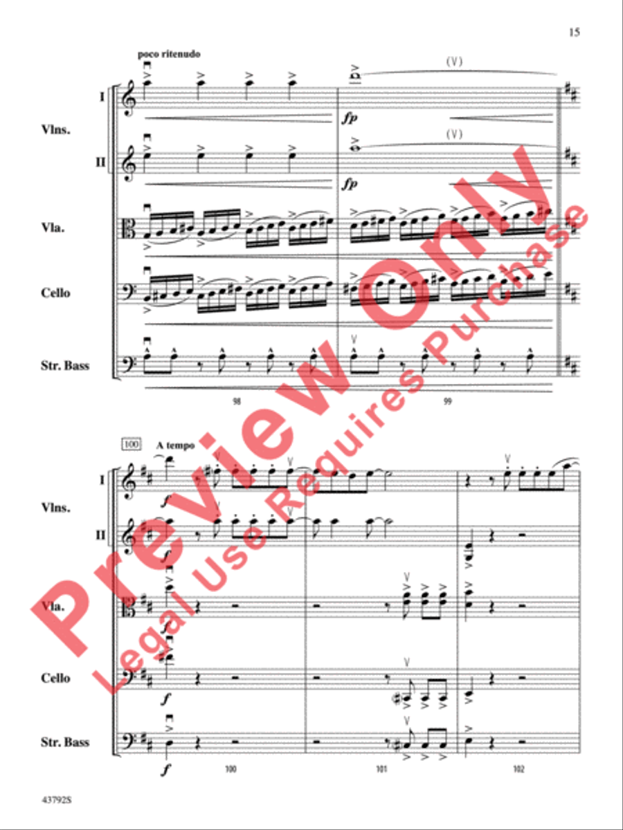 I Don't Want to Miss a Thing String Orchestra scores gallery preview page 16