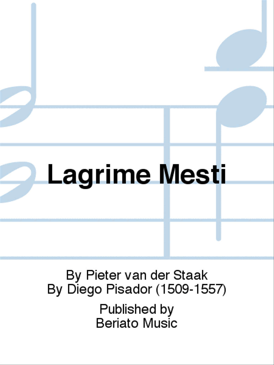 Lagrime Mesti Lagrime Mesti School and Community scores gallery preview page 1