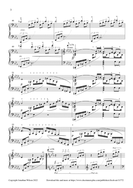 Score for the Unmade Film - Part 3 - Piano Solo image number null