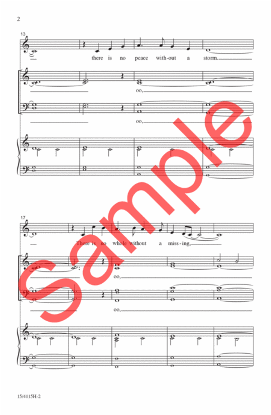 Let Me Believe Let Me Believe 4-Part scores gallery preview page 3
