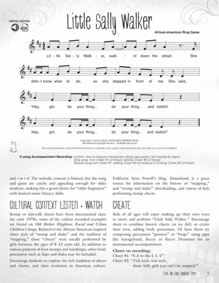 First, We Sing! Songbook Three image number null