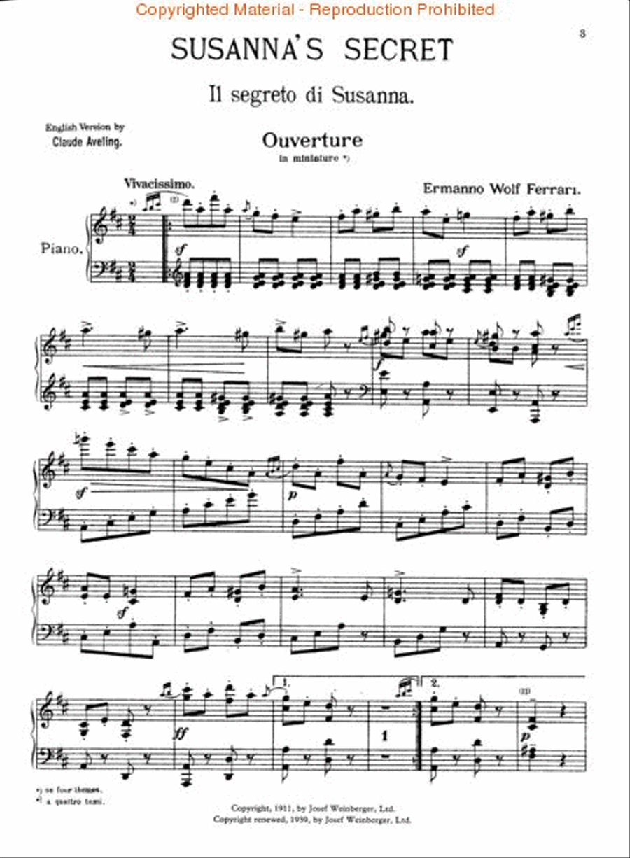 Susanna's Secret Orchestra scores gallery preview page 2