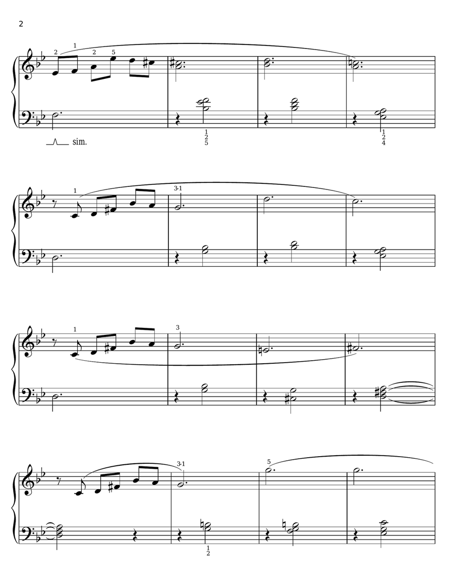 Ballade In G Minor, No. 1, Op. 23 (from The Pianist) (arr. Phillip Keveren) Easy Piano scores gallery preview page 2