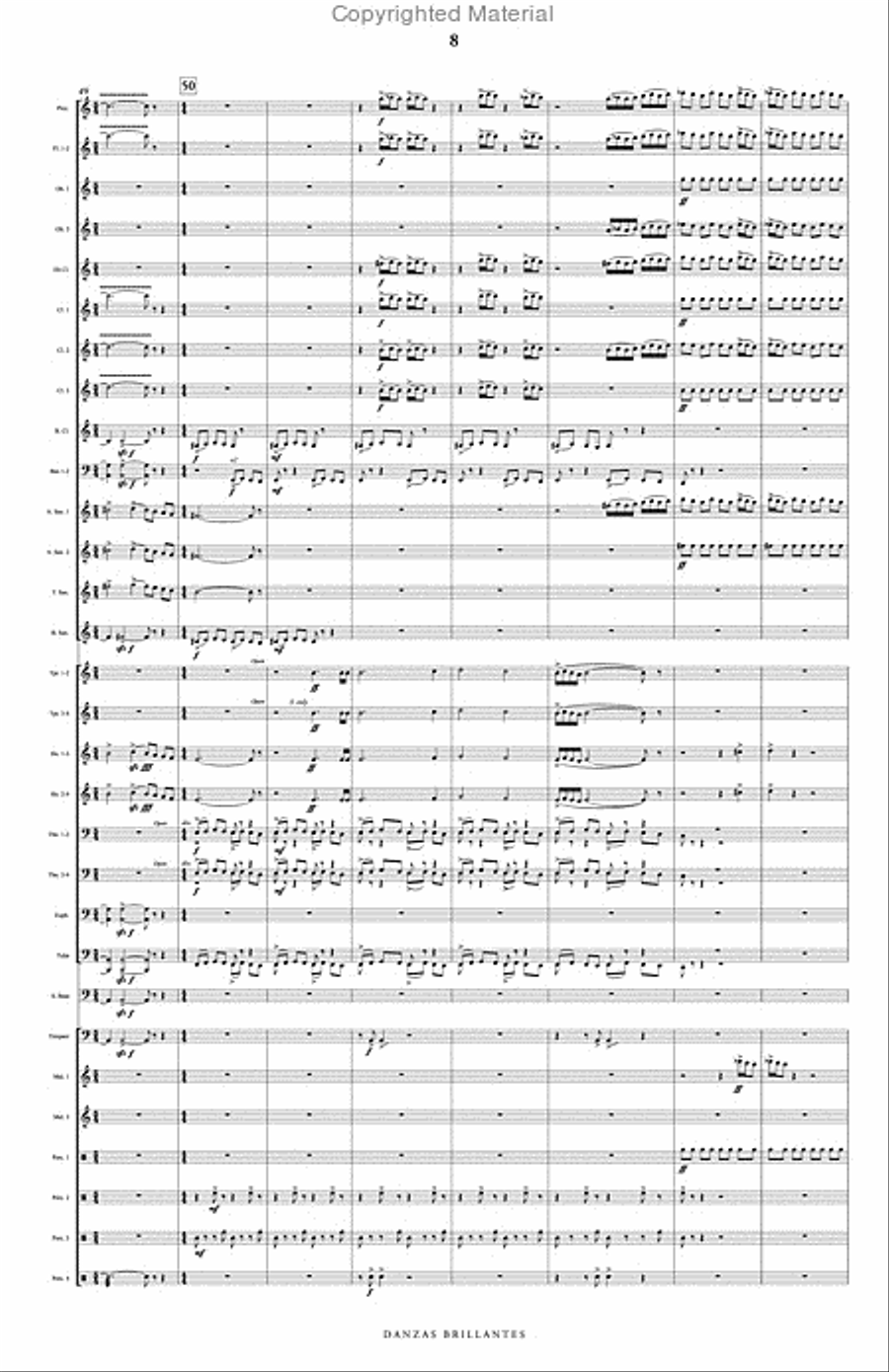 Danzas Brillantes Danzas Brillantes Concert Band scores gallery preview page 9