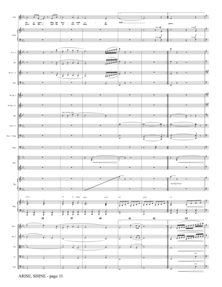 Arise, Shine (arr. Tom Fettke) - Full Score